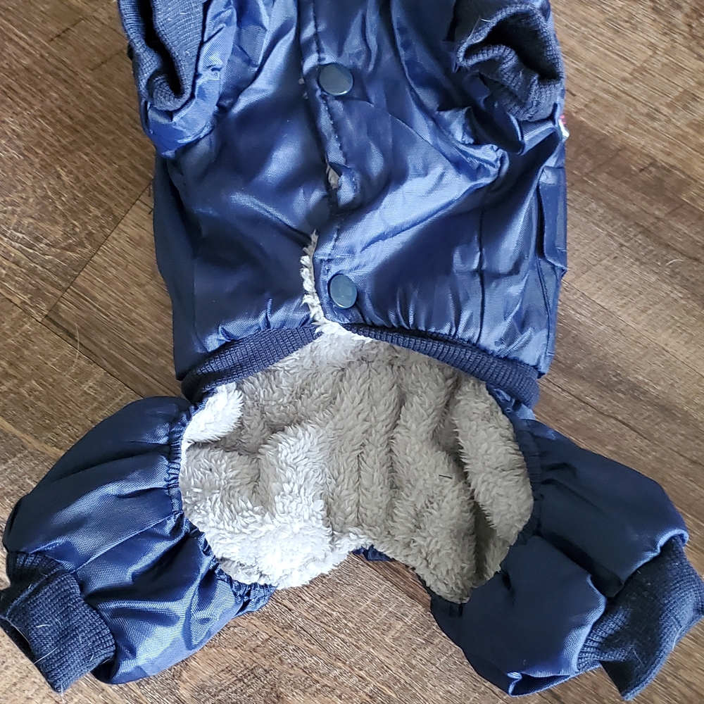 Navy Blue Dog Winter Coat